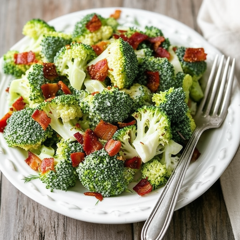 Creamy & Crunchy Broccoli Cauliflower Salad: A Summer Delight