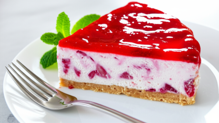No-Bake Strawberry Quark Cheesecake: A Refreshing Delight