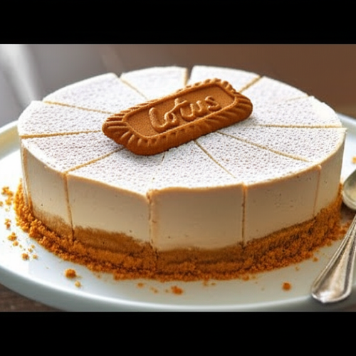 Dreamy Lotus Biscoff Cheesecake: A No-Bake Delight