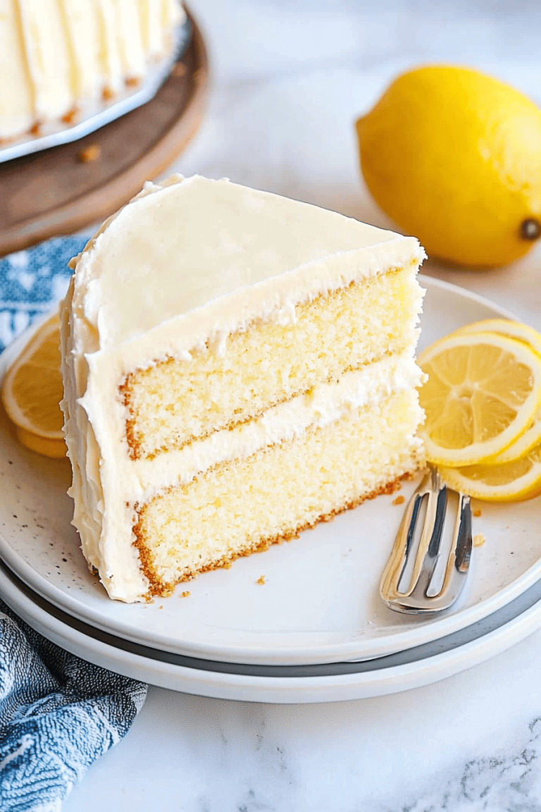 lemon cheesecake cake recipe