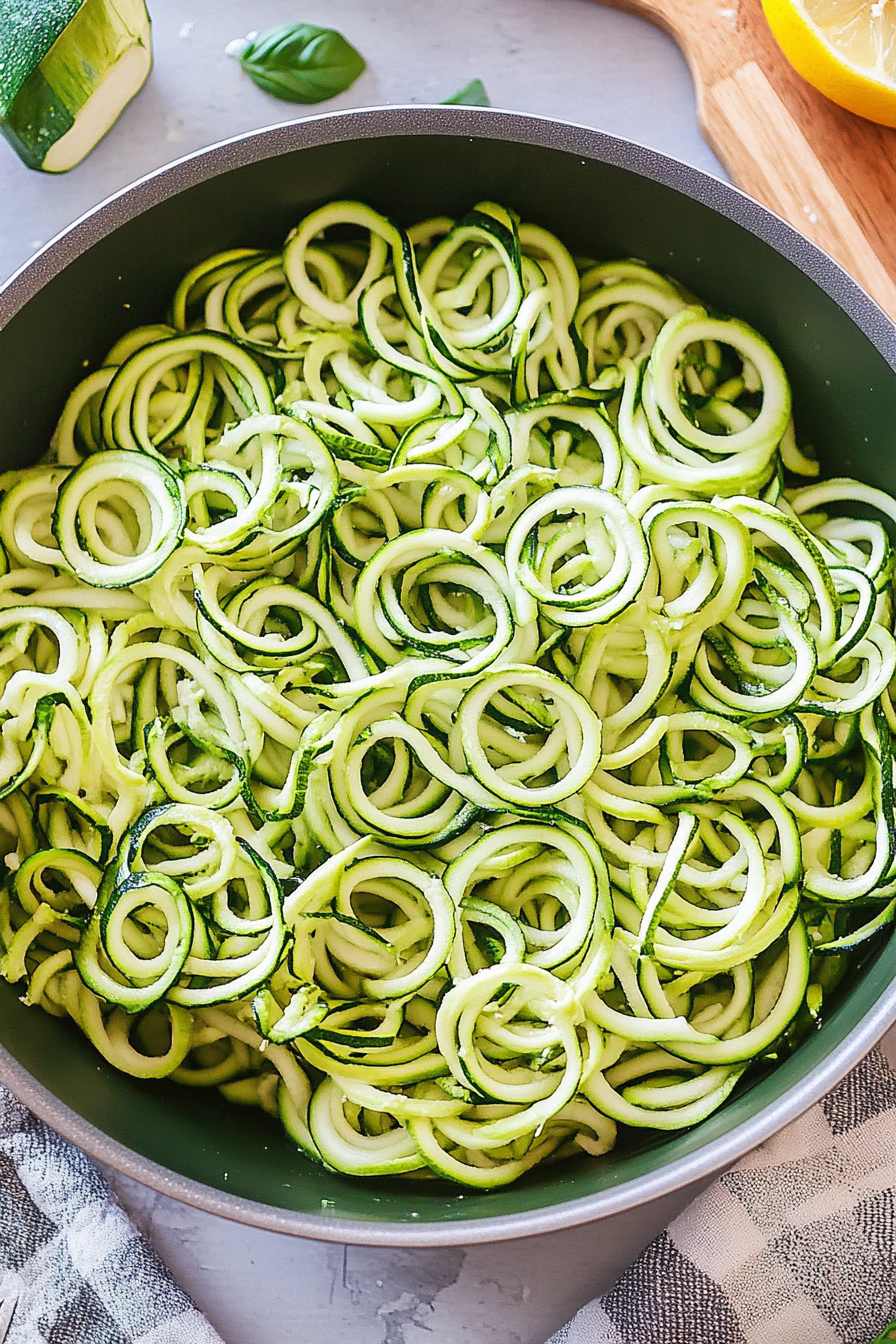 make zoodles Final Dish Presentation