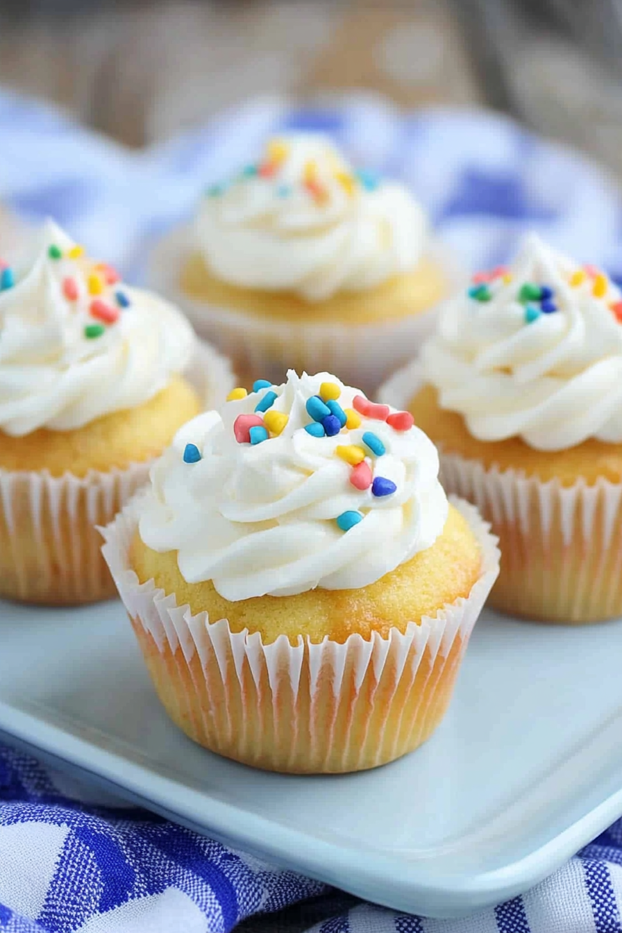 skinny pineapple cupcakes Final Dish Presentation