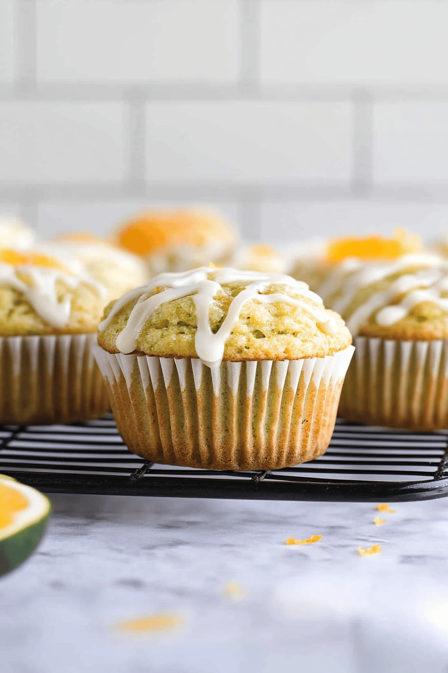 zucchini orange muffins Final Dish Presentation