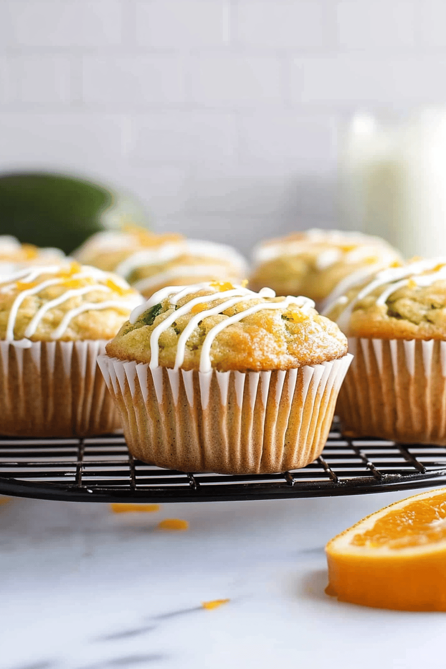 zucchini orange muffins ingredients