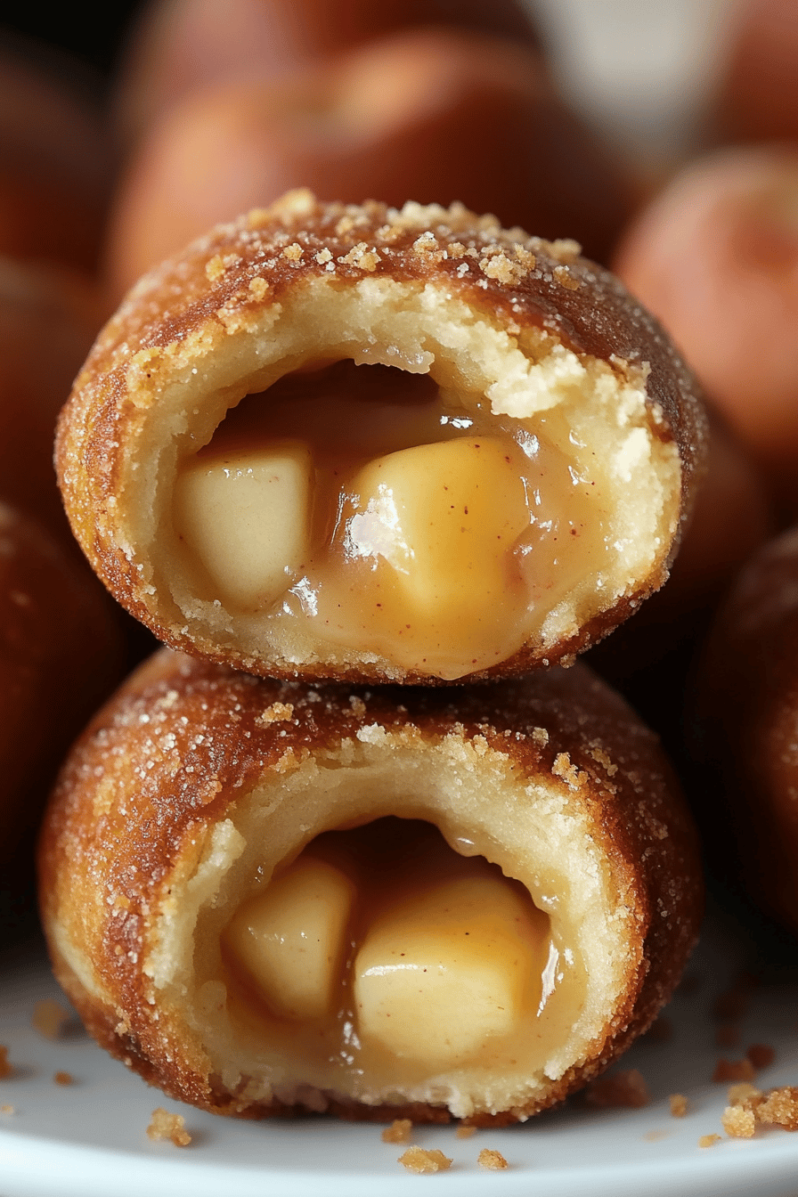 Air Fryer Apple Pie Bombs final dish beautifully presented and ready to serve