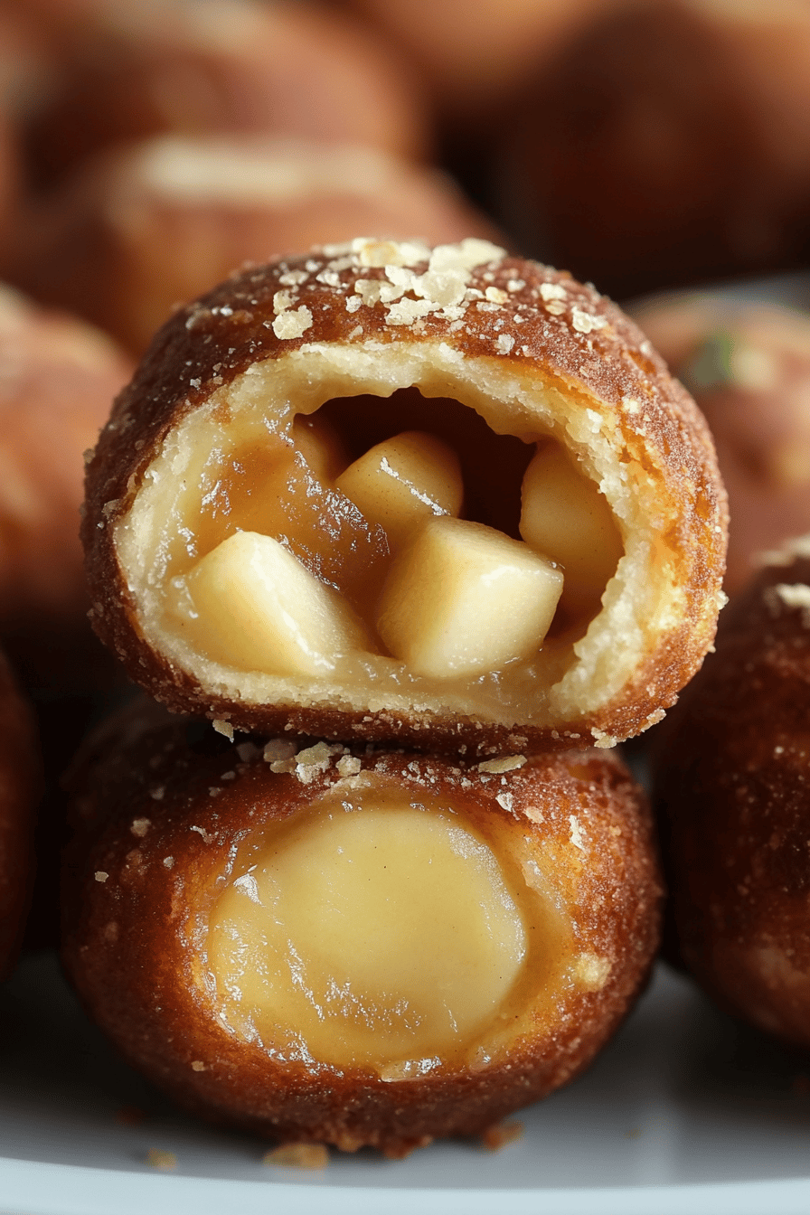 Air Fryer Apple Pie Bombs ingredients organized and measured on kitchen counter