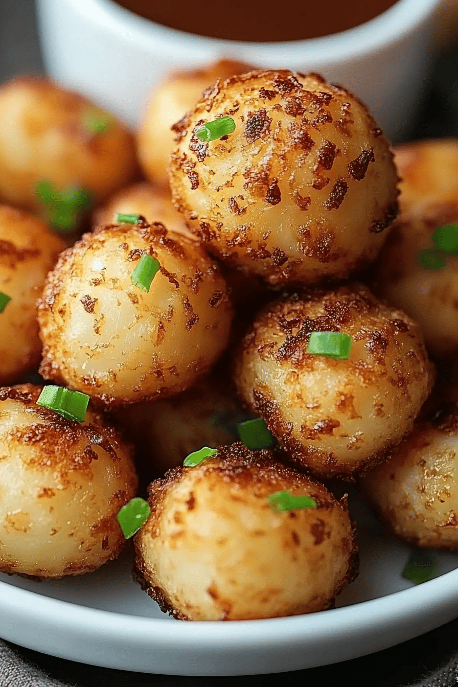 Air Fryer Tater Tots final dish beautifully presented and ready to serve