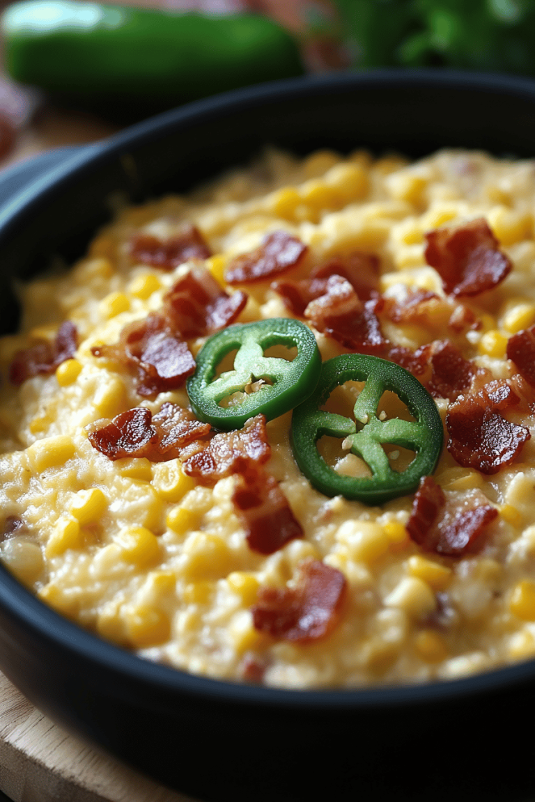 Bacon Jalapeño Creamed Corn
