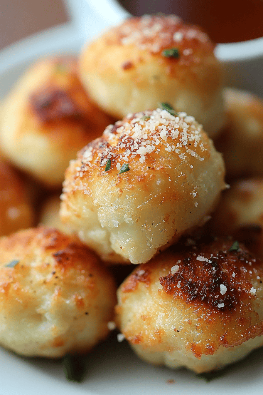 Baked Parmesan Cauliflower Bites ingredients organized and measured on kitchen counter