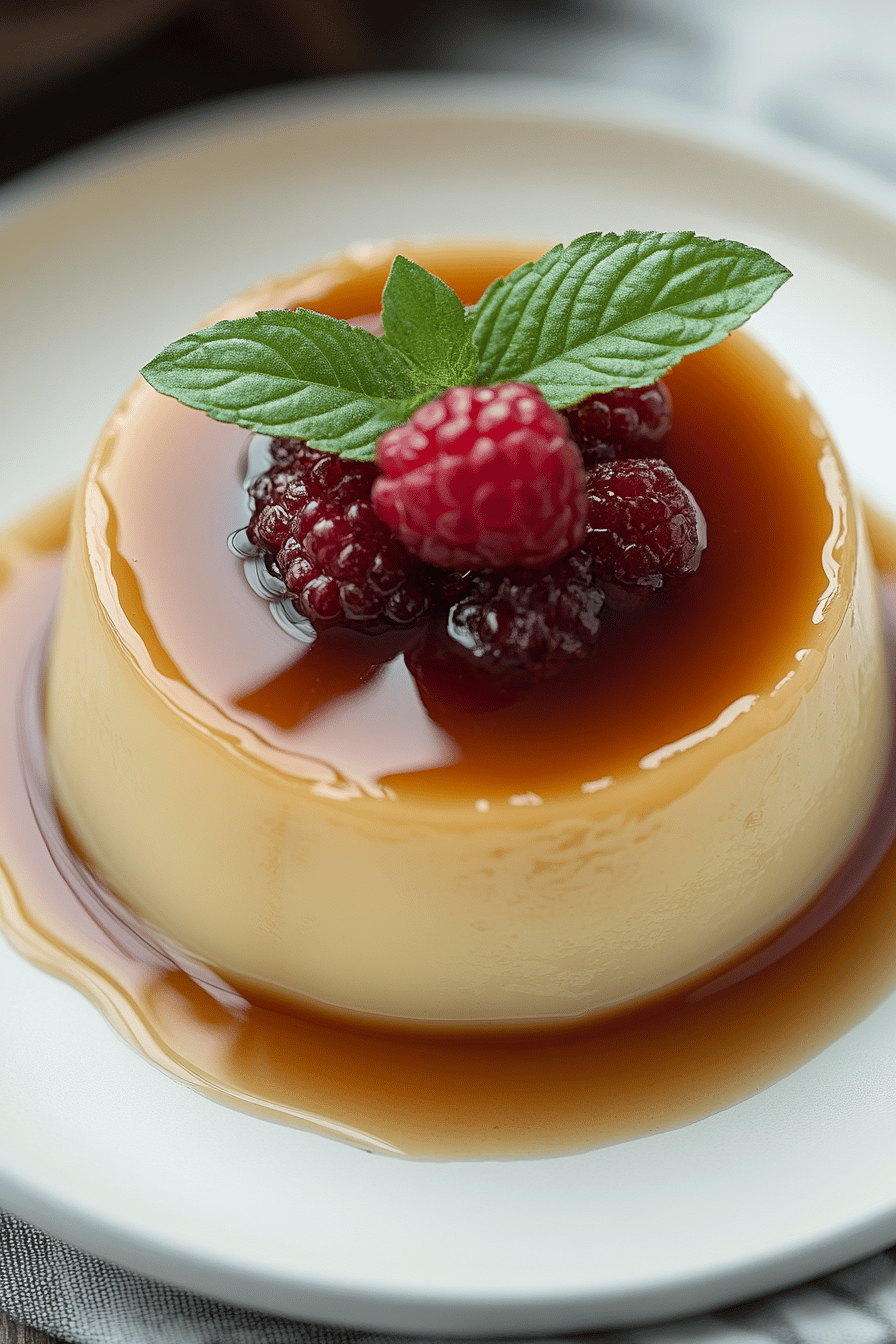 Banh Flan Recipe final dish beautifully presented and ready to serve