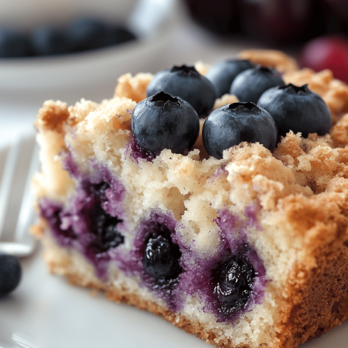 Blueberry Cream Cheese Coffee Cake