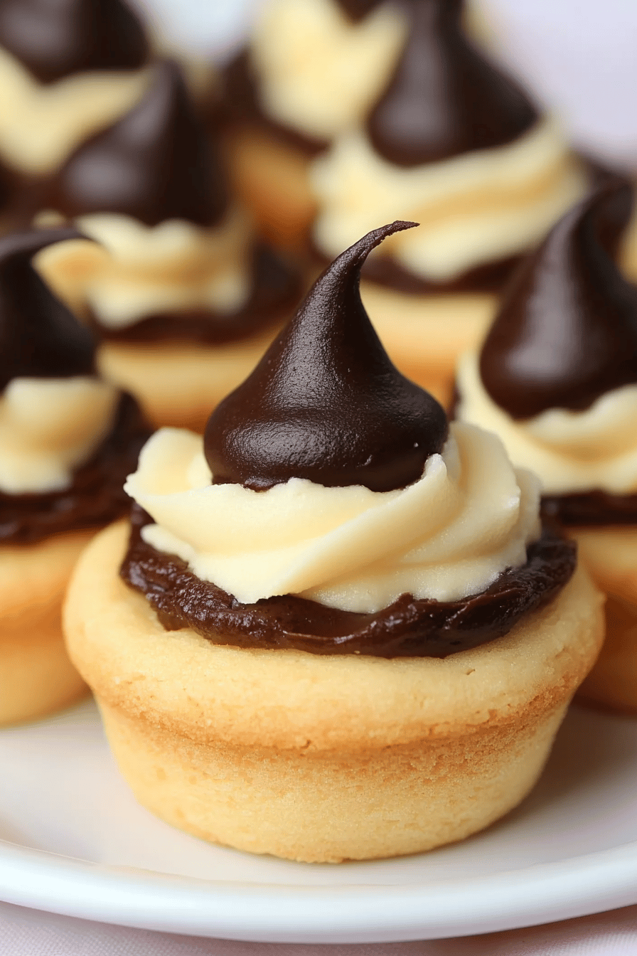 Boston Cream Pie Cookies final dish beautifully presented and ready to serve