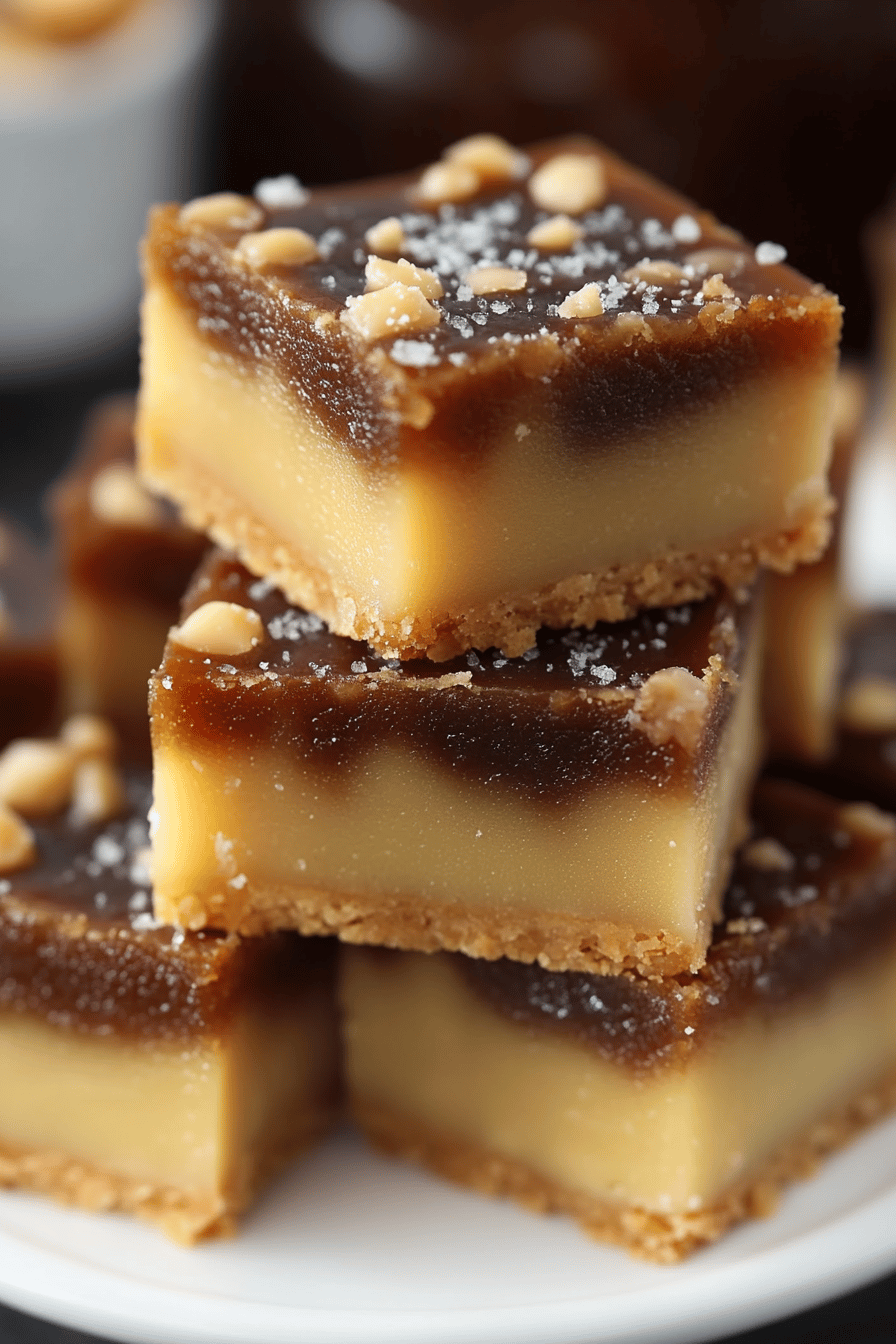 Butter Tart Squares final dish beautifully presented and ready to serve