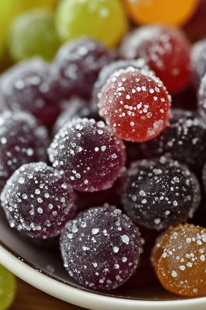 Candied Grapes
