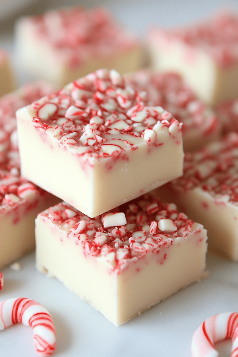 Candy Cane Fudge