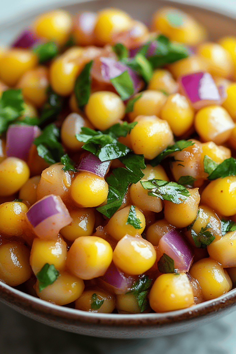 Chipotle Corn Salsa Recipe ingredients organized and measured on kitchen counter