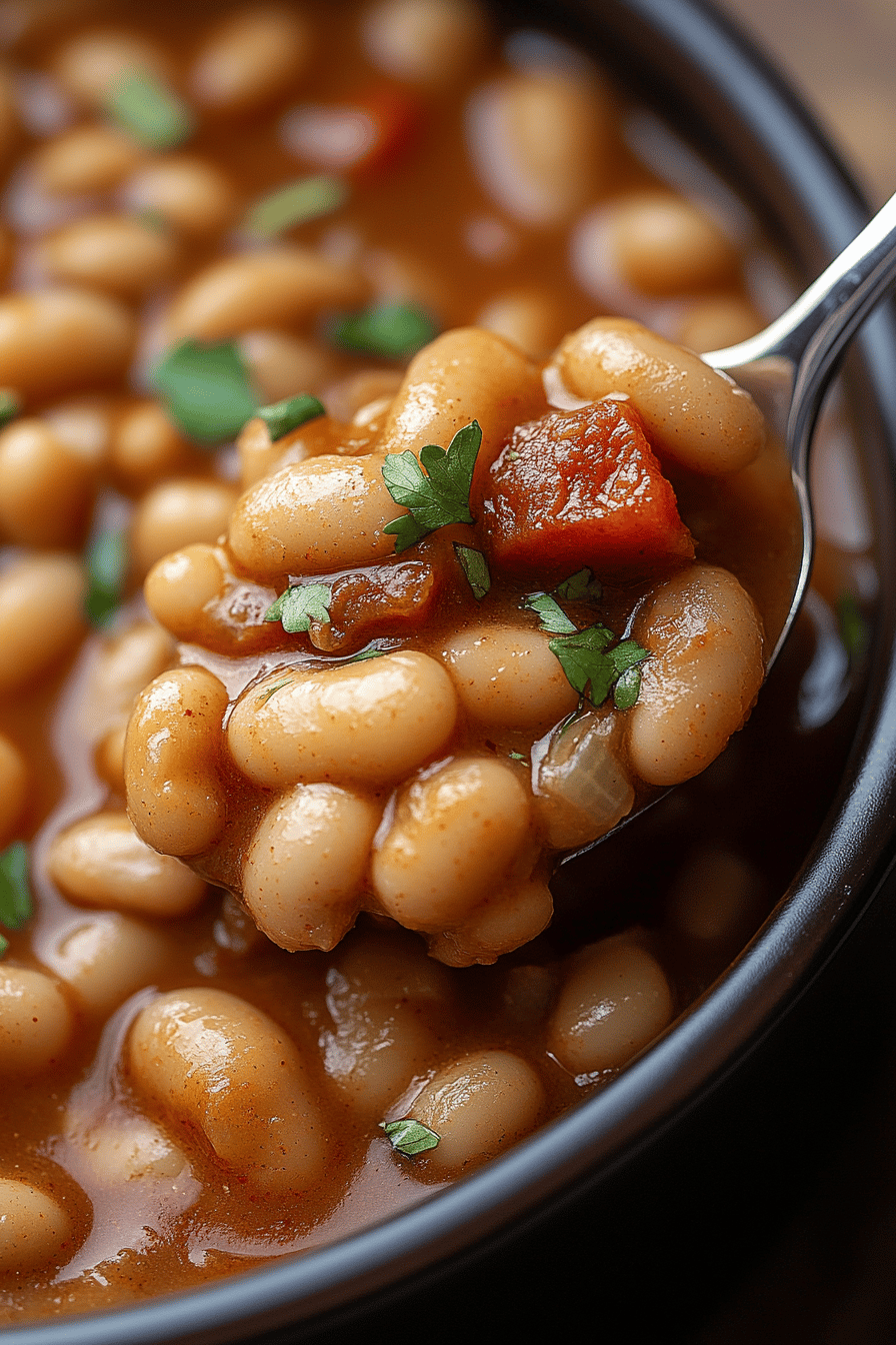 Chipotle Pinto Beans Recipe final dish beautifully presented and ready to serve