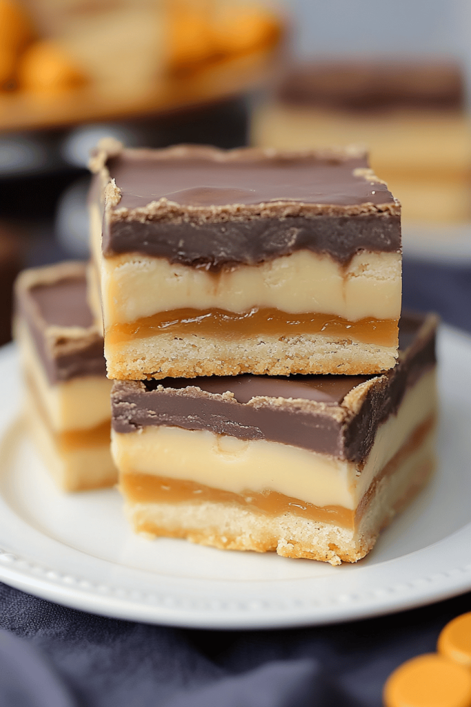 Chocolate Caramel Shortbread Bars