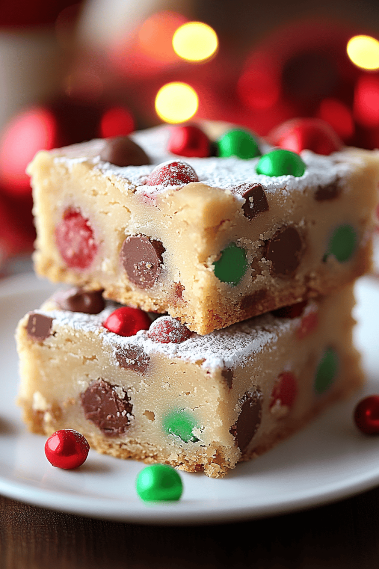 Christmas Cookie Bars