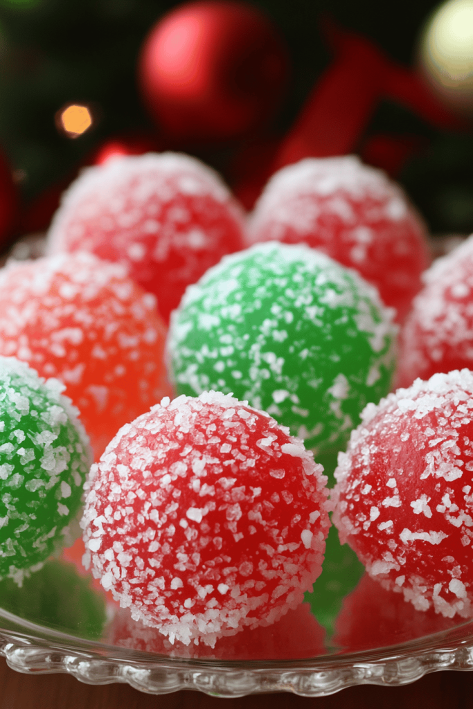 Christmas Jello Balls