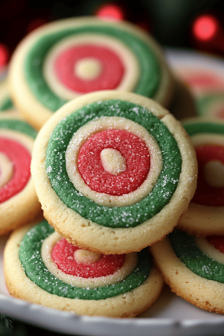 Christmas Pinwheel Cookies