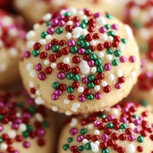 Christmas Sprinkle Cookies