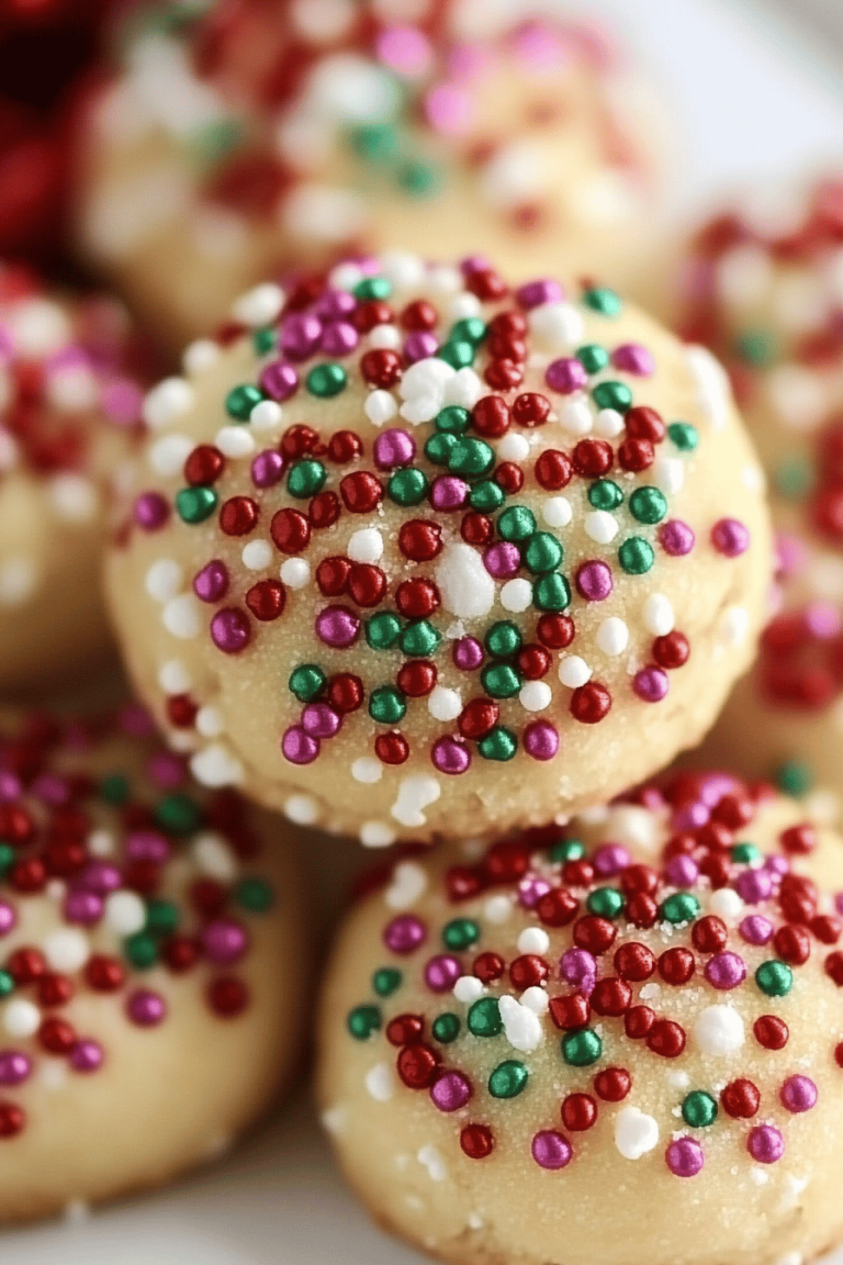 Christmas Sprinkle Cookies