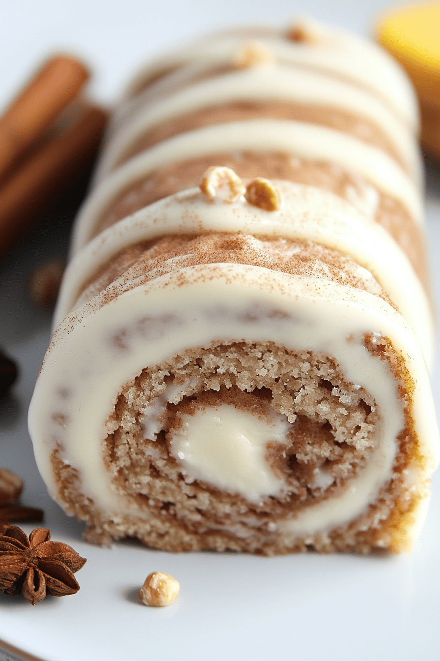 Cinnamon Cake Roll Recipe final dish beautifully presented and ready to serve