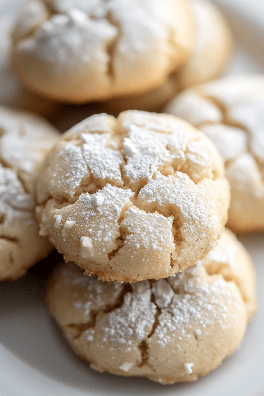 Cinnamon Crinkle Cookies ingredients organized and measured on kitchen counter