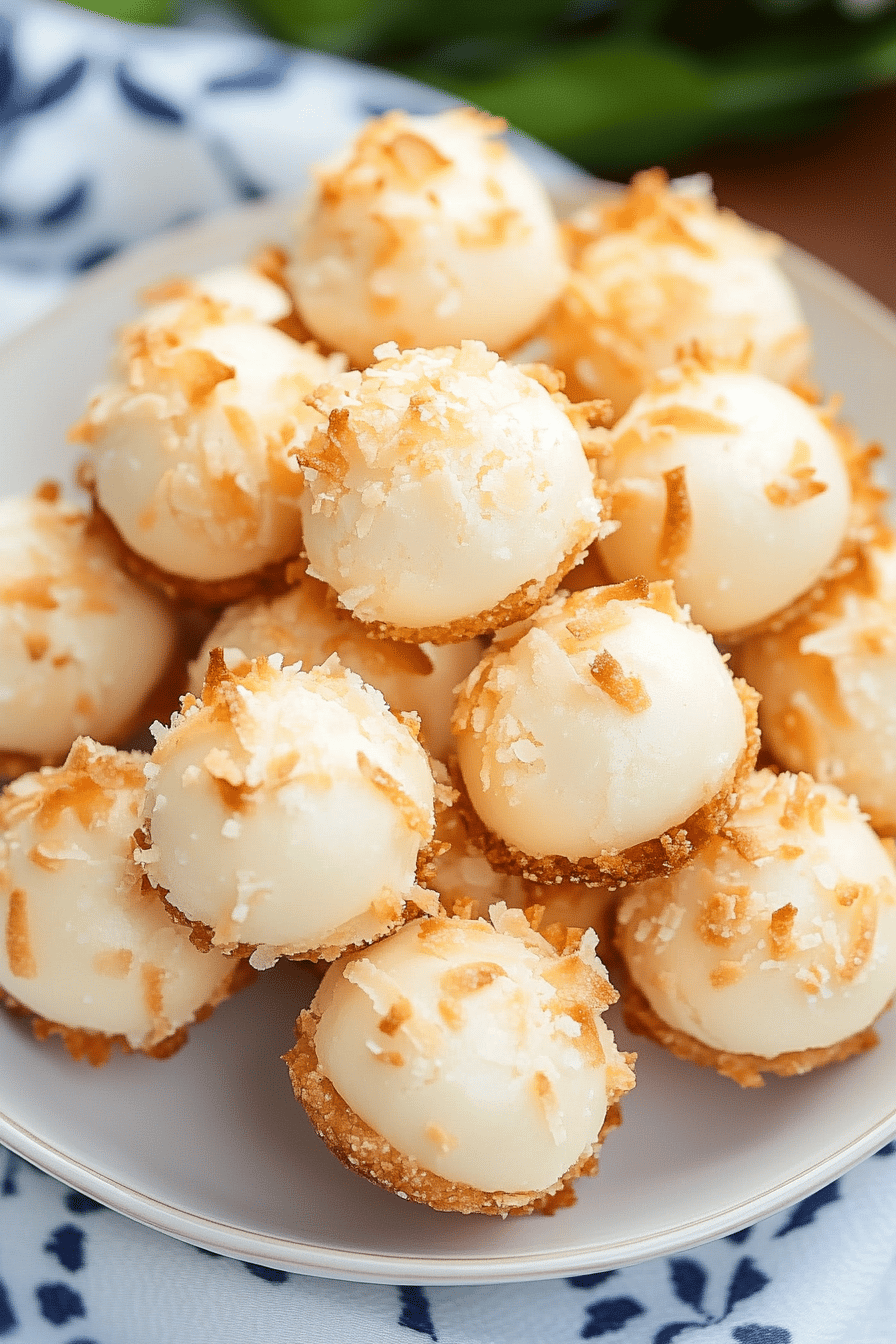 Coconut Macaroons Recipe final dish beautifully presented and ready to serve