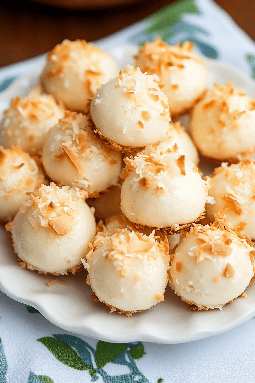 Coconut Macaroons Recipe ingredients organized and measured on kitchen counter