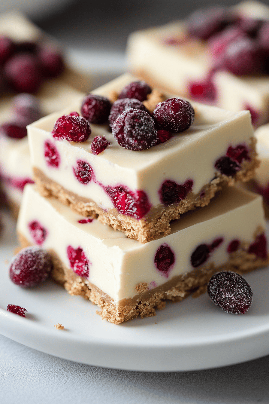 Cranberry Bliss Bar Recipe ingredients organized and measured on kitchen counter