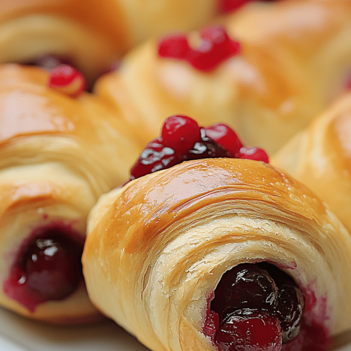 Cranberry Stuffed Crescent Rolls