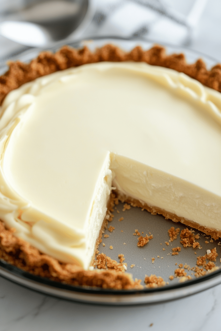 Cream Cheese Pie Tips ingredients organized and measured on kitchen counter