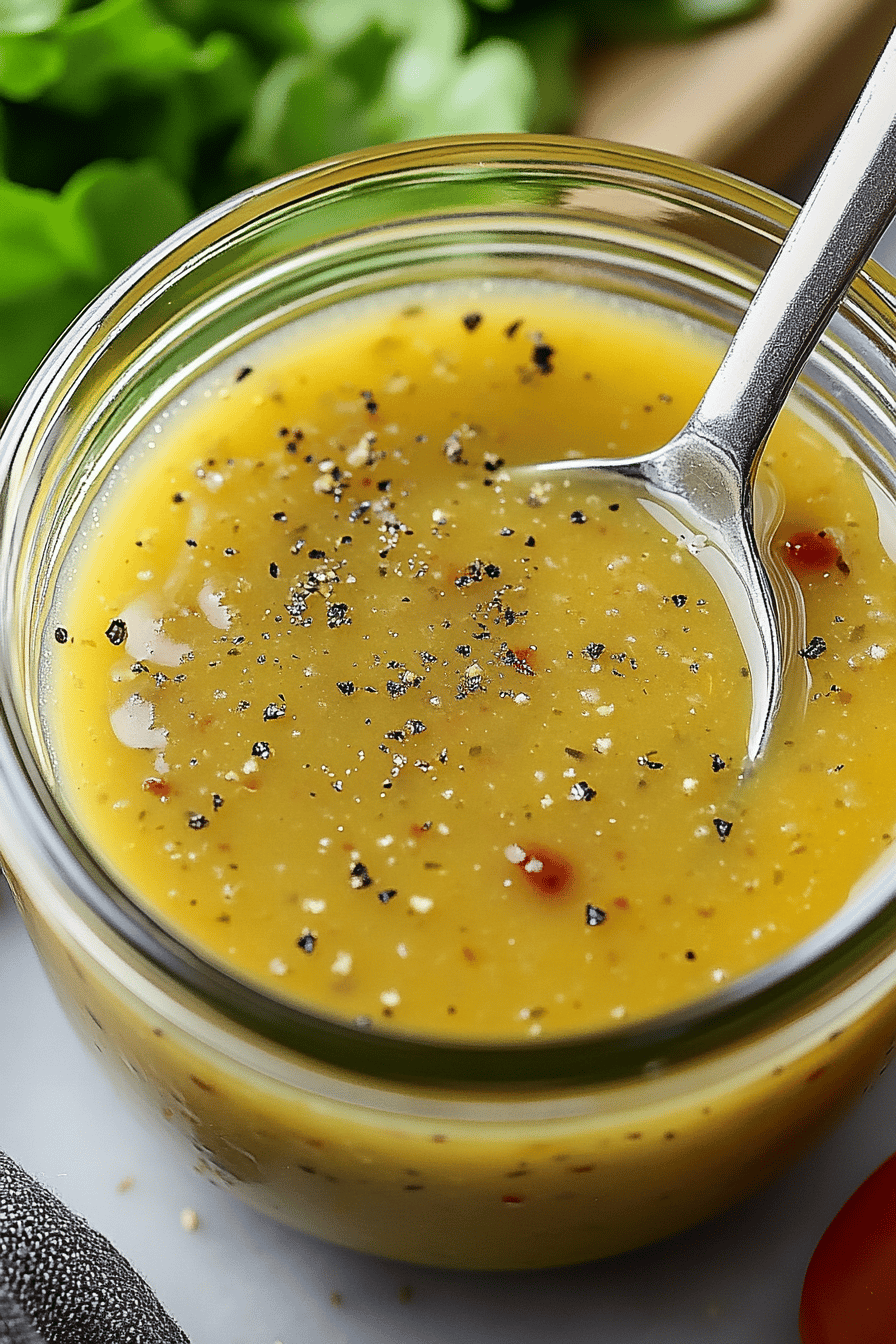 Dijon Vinaigrette Recipe final dish beautifully presented and ready to serve