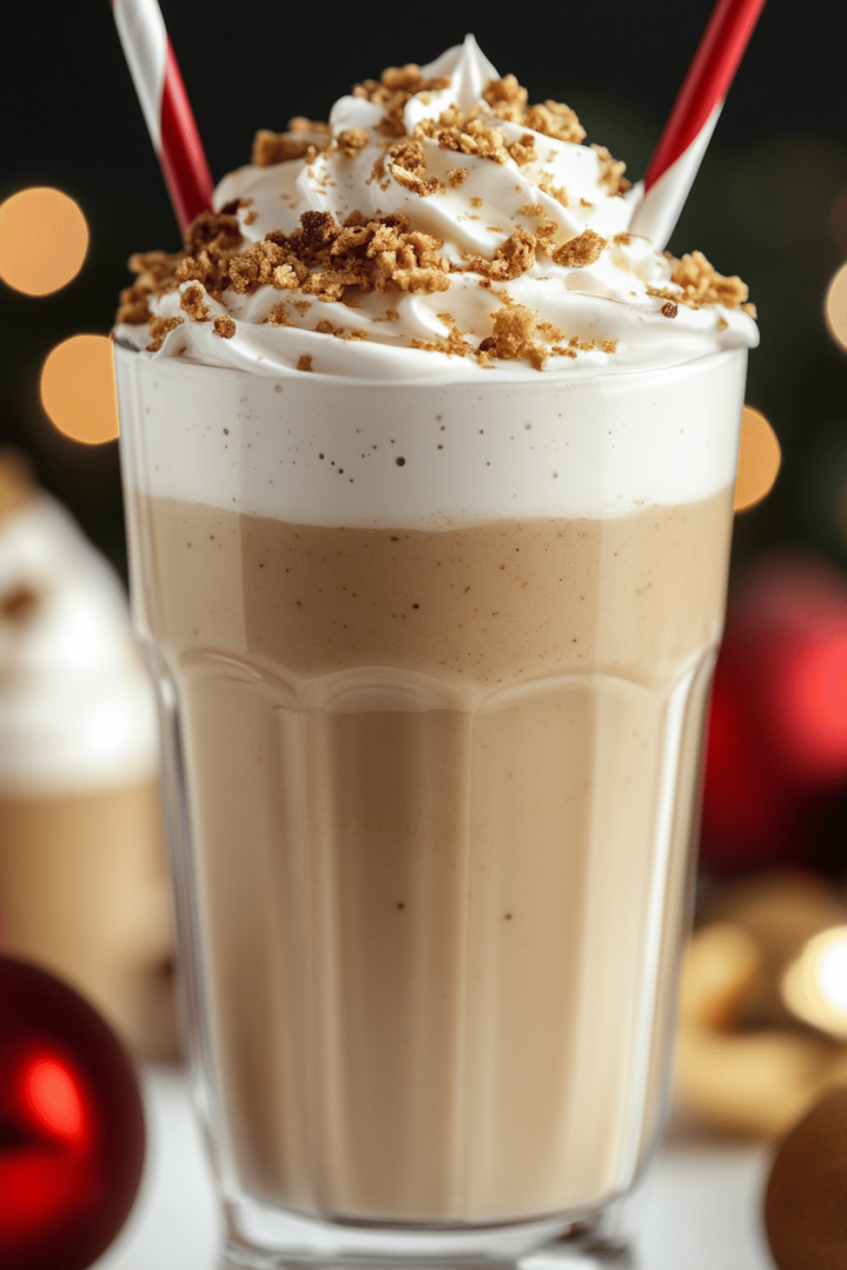 Eggnog Milkshake Recipe