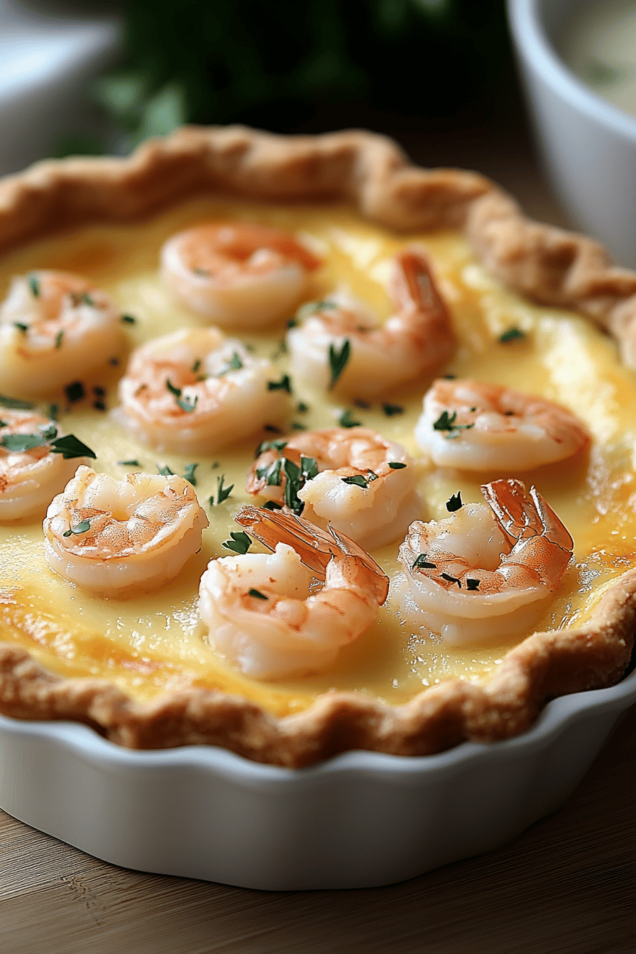 Florida Shrimp Pie final dish beautifully presented and ready to serve