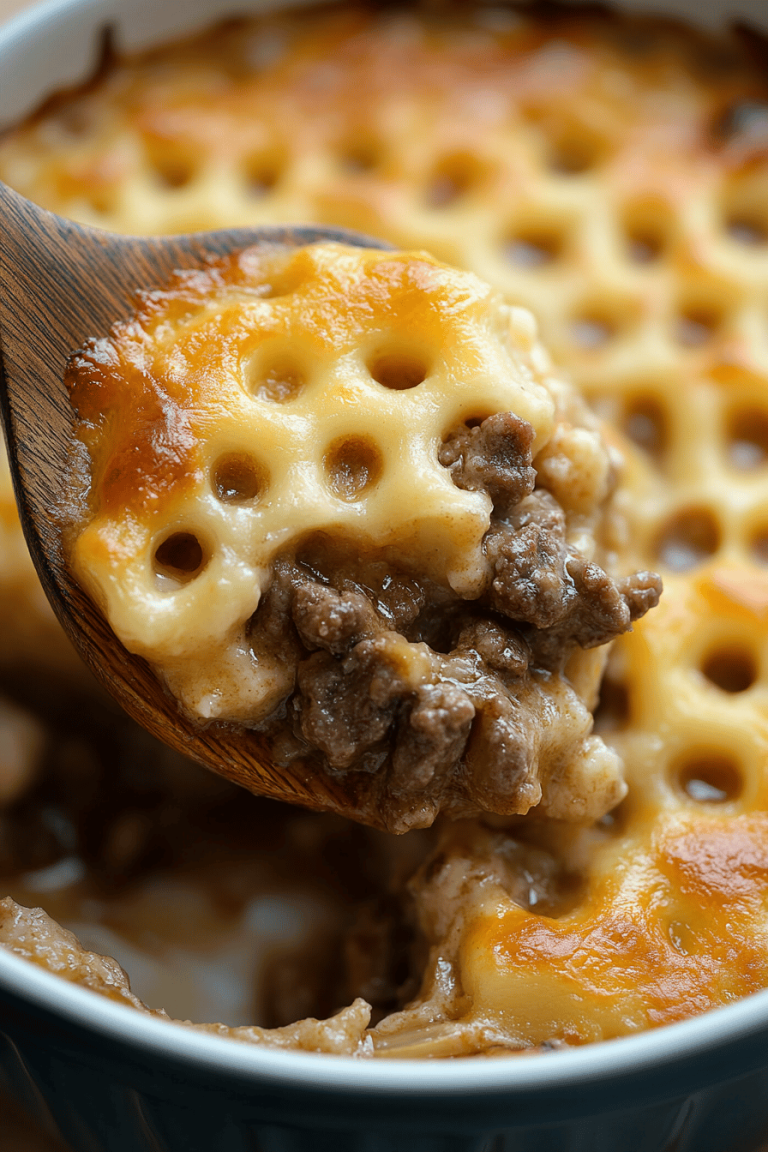 French Onion Beef Casserole