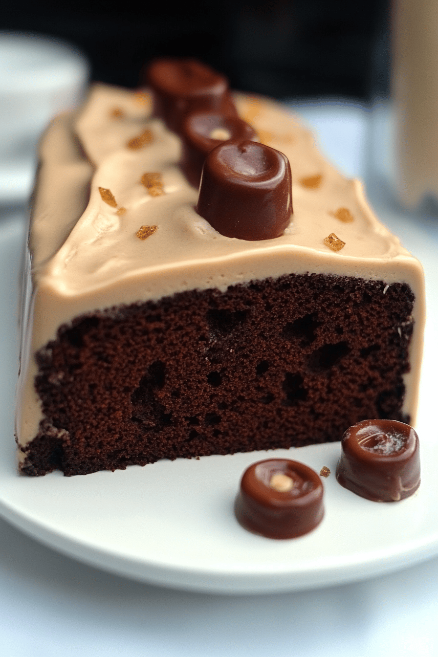 Gingerbread Cake Recipe final dish beautifully presented and ready to serve