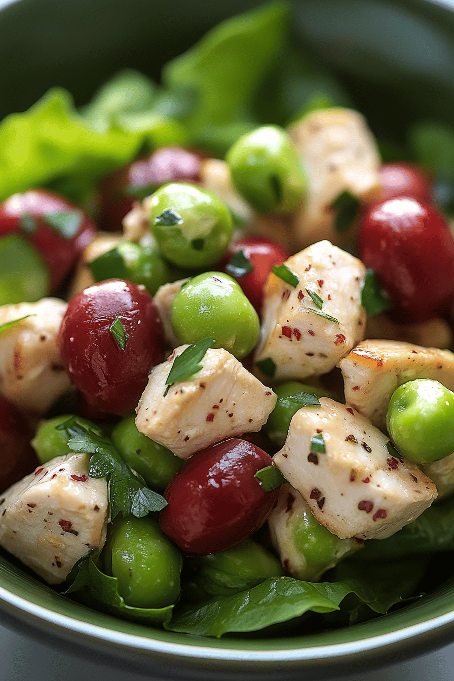Greek Yogurt Chicken Salad final dish beautifully presented and ready to serve
