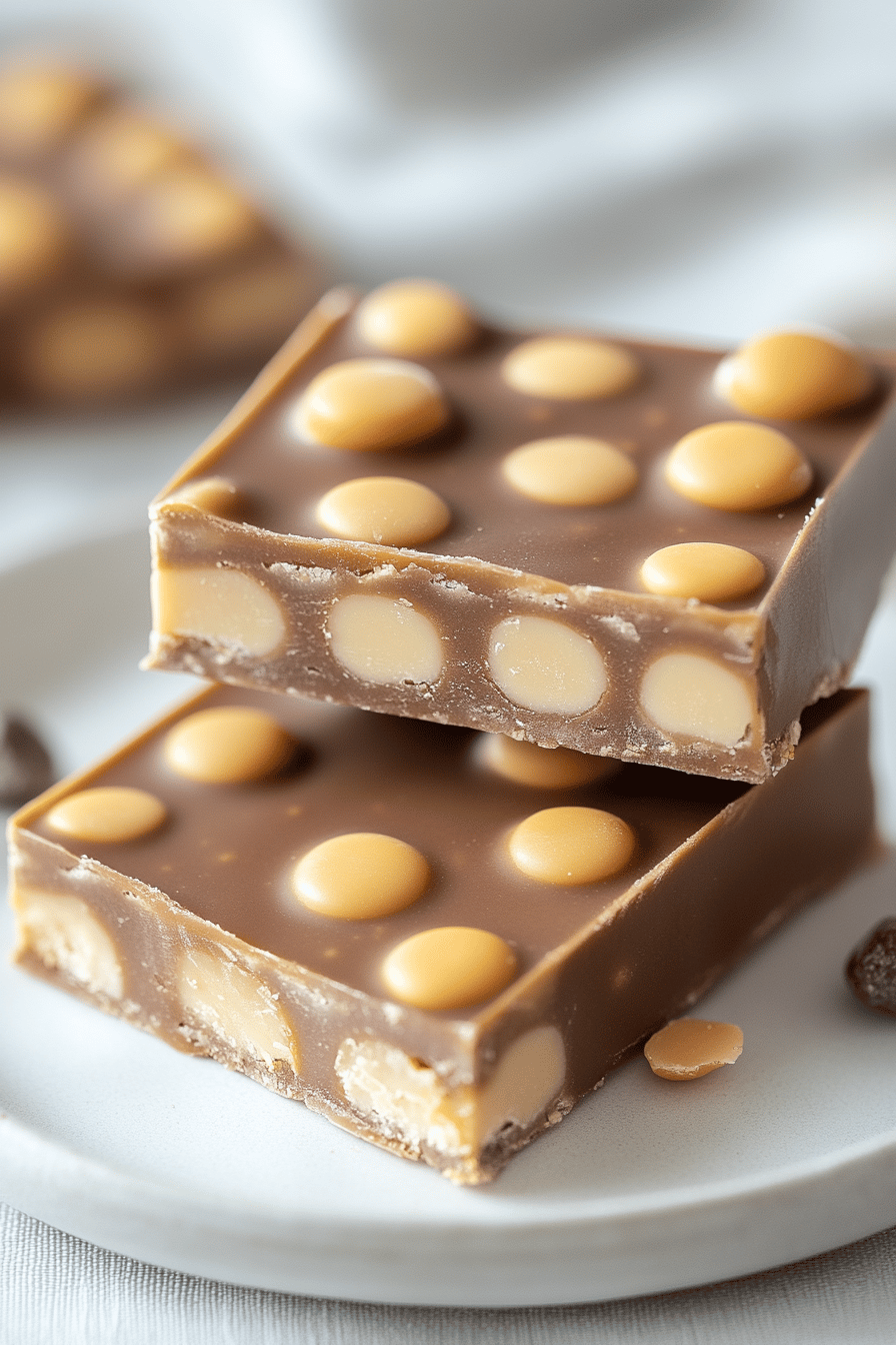 Homemade Payday Candy Bars final dish beautifully presented and ready to serve