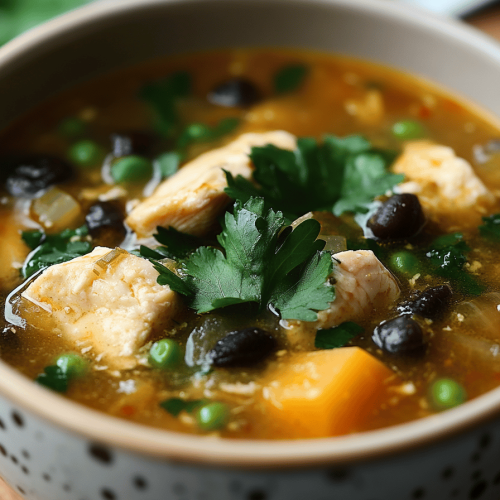 Hot and Sour Chicken Soup