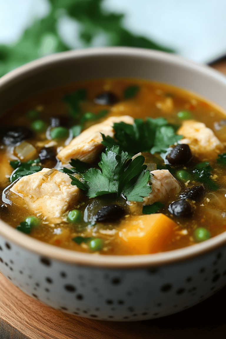 Hot and Sour Chicken Soup