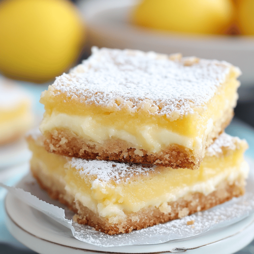 Lemon Cake Bars
