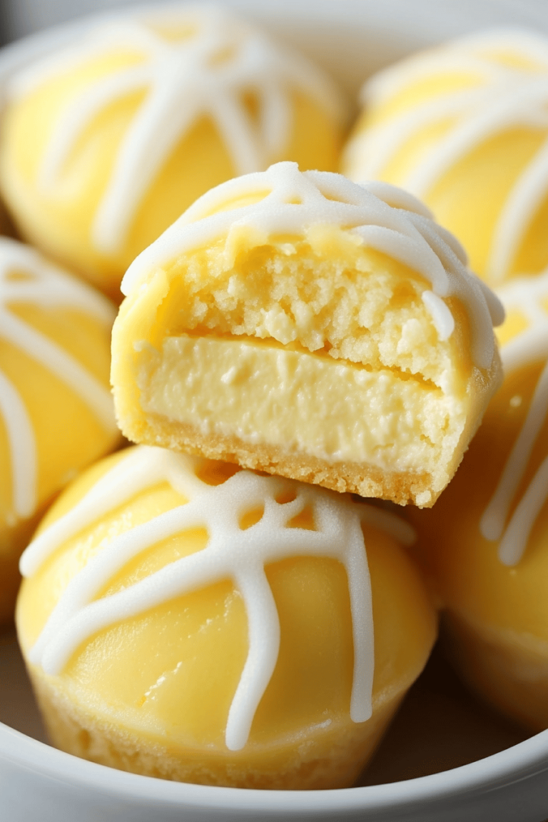 Lemon Cheesecake Bites