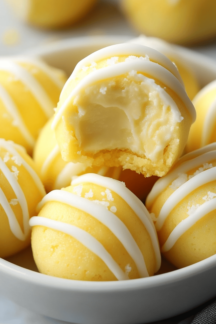 Lemon Cheesecake Bites final dish beautifully presented and ready to serve