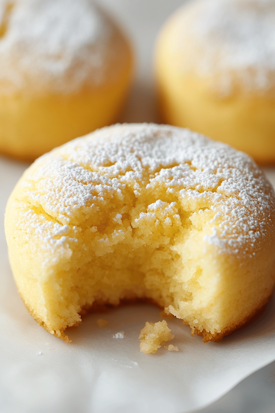 Lemon Cookies Recipe final dish beautifully presented and ready to serve