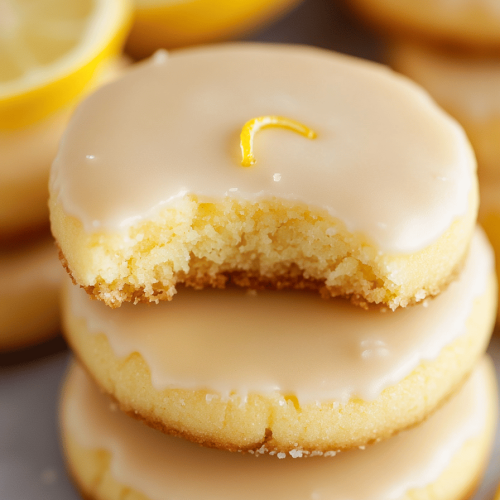 Lemon Shortbread Cookies