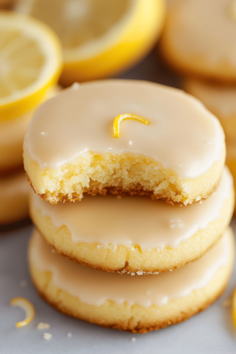 Lemon Shortbread Cookies