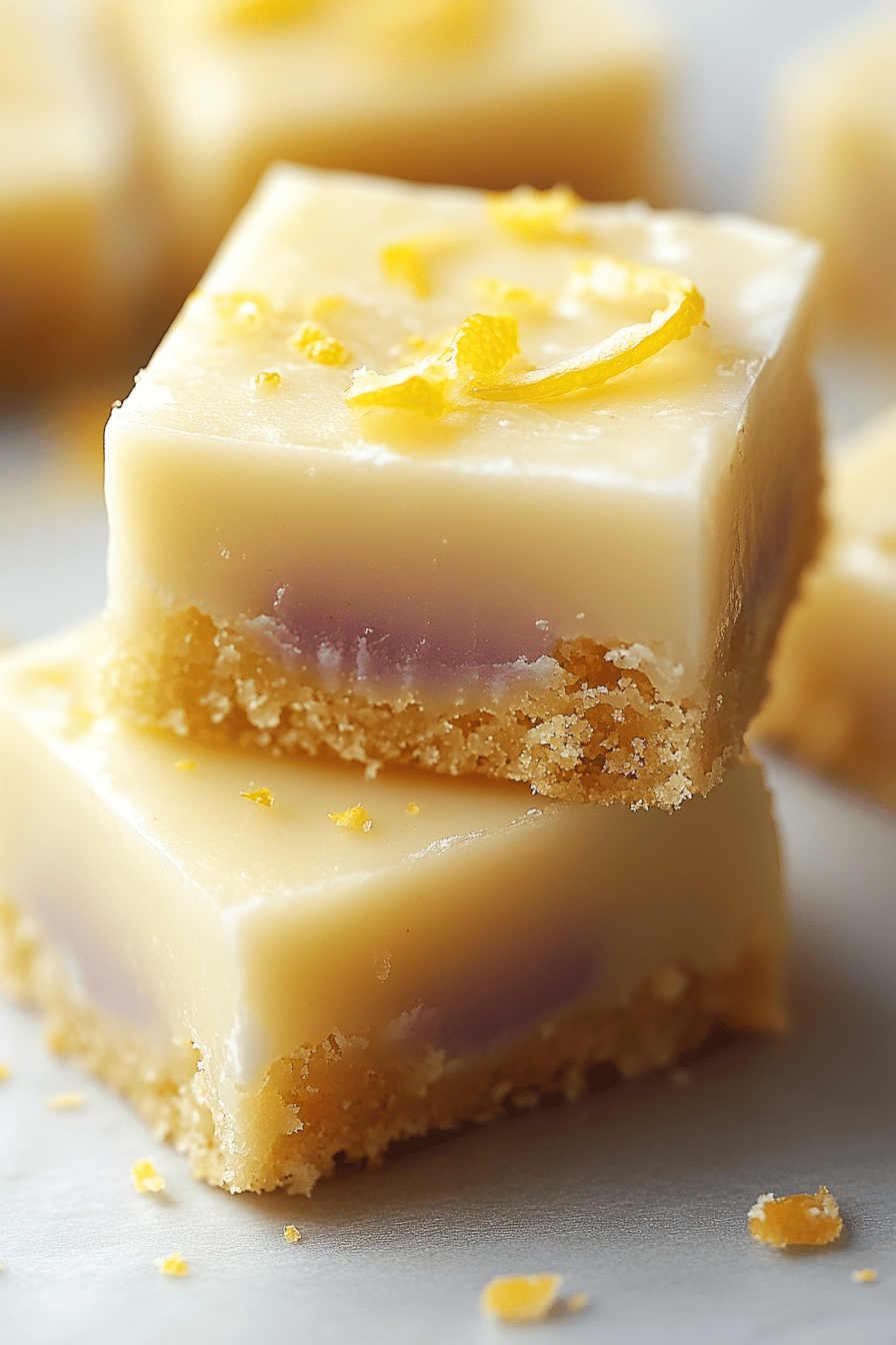 Lemon Sugar Cookie Bars final dish beautifully presented and ready to serve